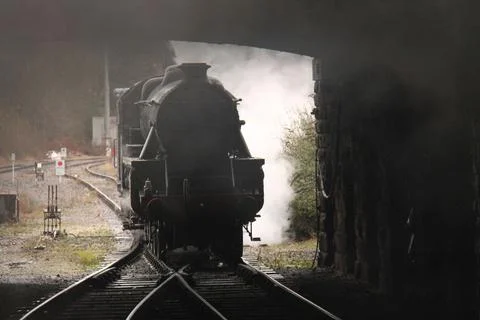 Steam Train Engine. Stock Photos