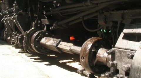 Steam train fire Video stock 476176