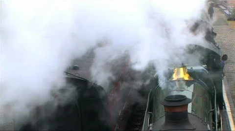 Steam train  Stock Footage 277779