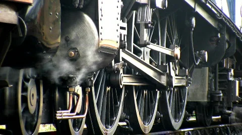 Steam train  Stock Footage 346772