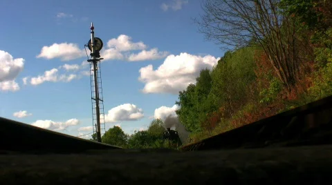 Steam train  Stock Footage 400794