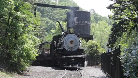 Steam train Video stock 5278778