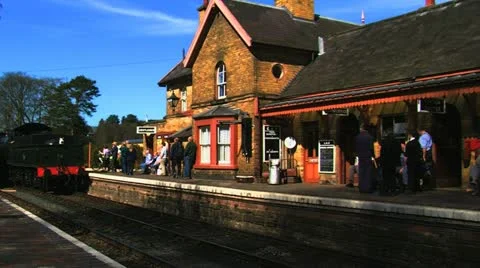 Steam train Stock Footage 10855745