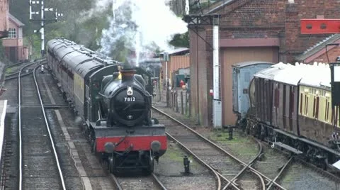 Steam Train Stock Footage