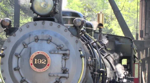 Steam Train Video stock 22794436