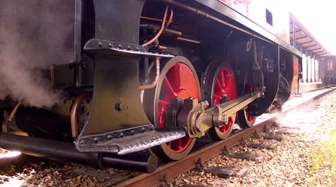 Steam train. Stock Footage 32722408