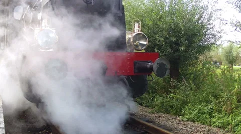 Steam train. Stock Footage 34490031