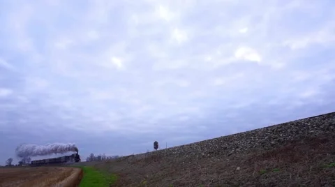 Steam train Stock Footage 58481426