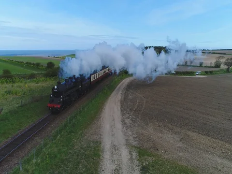Steam train Stock Footage 74703192