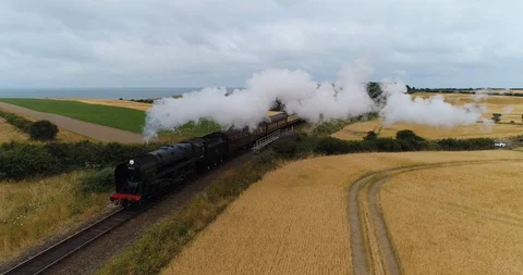 Steam train Stock Footage 92913370