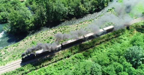 Steam train Stock Footage 110785439