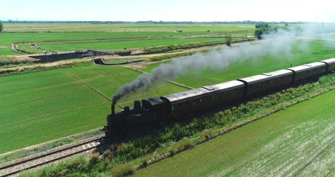 Steam train Stock Footage 110785448