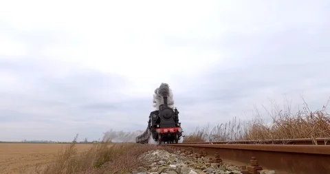 Steam train Stock Footage 121566812