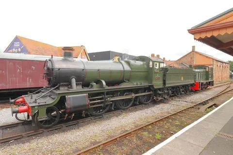 Steam train at Minehead Stock Photos