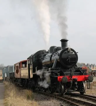 Steam Train. Stock Photos