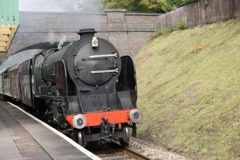 Steam Train. Stock Photos