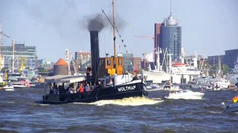 Steam tug 動画素材 10869456