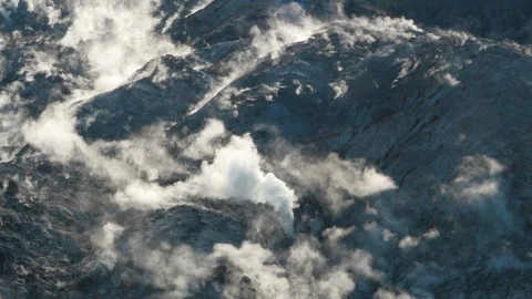 Steam Vents Stock Footage 93417676