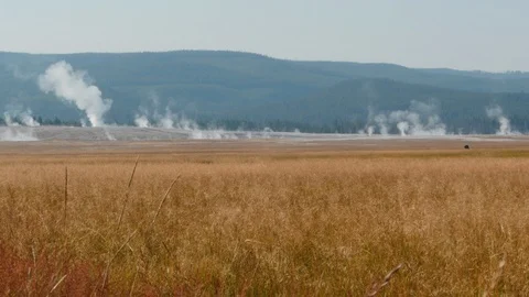 Steam Vents Stock Footage 93419385