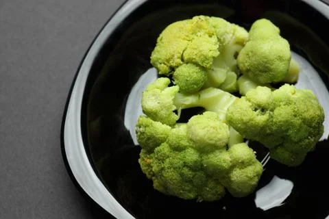 Steamed broccoli Stock Photos