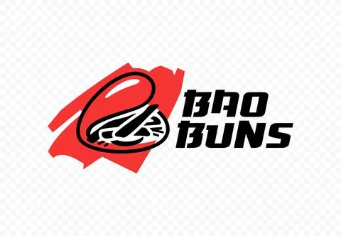 Steamed buns vector logo design Stock Illustration