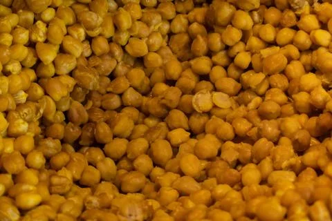 Steamed chick peas Stock Photos