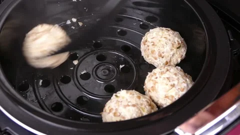 Steamed cutlets Stock Footage 231159368