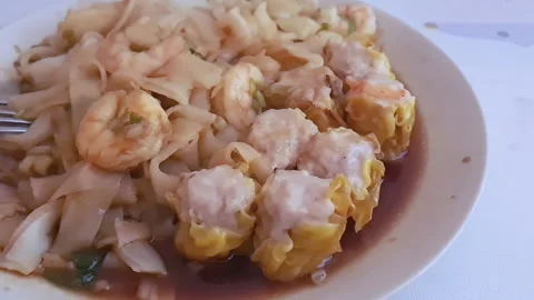 Steamed dim sum. Stock Footage 331230043