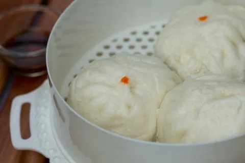 Steamed dumpling Stock Photos