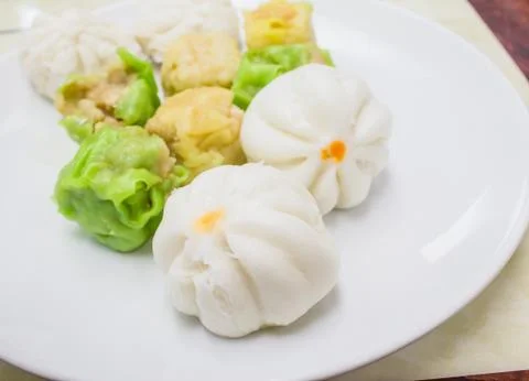Steamed dumpling Stock Photos