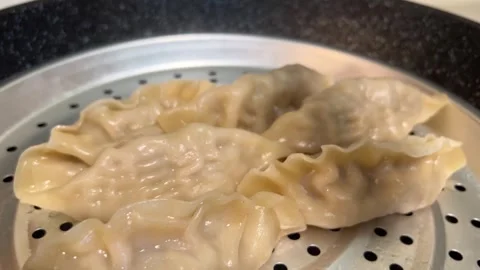 Steamed Dumplings Stock Footage 278838391