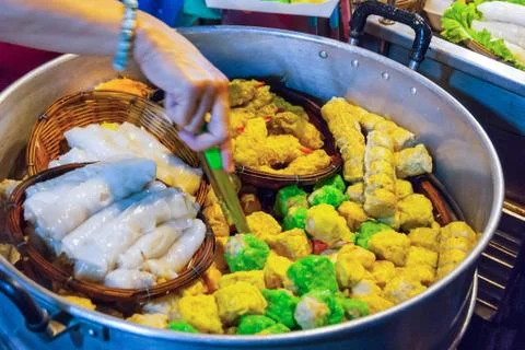 Steamed dumplings Stock Photos