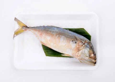 Steamed mackerel Foto stock