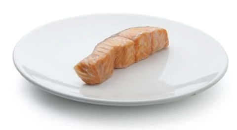 Steamed salmon Stock Photos