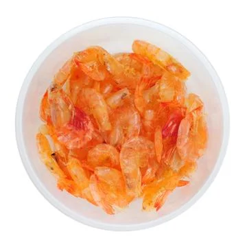 Steamed shrimp Foto stock