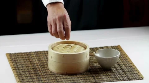 Steamed Siomai Stock Footage 8828145