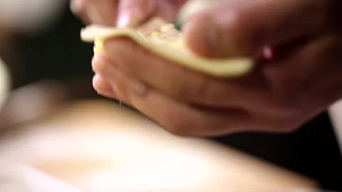 Steamed stuffed bun/bao zi Stock Footage 236496845