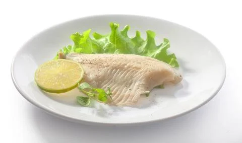 Steamed tilapia Stock Photos