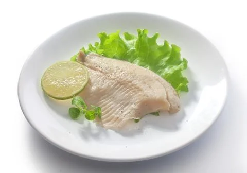Steamed tilapia Stock Photos