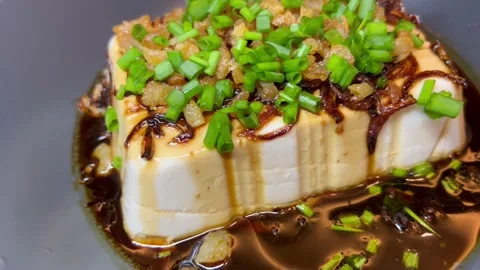 Steamed tofu 스톡 동영상 173427789