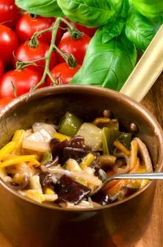 Steamed vegetables. Stock Photos