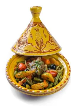 Steamed vegetables in a pot Stock Photos