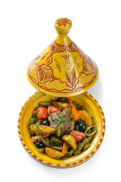 Steamed vegetables in a pot Stock Photos