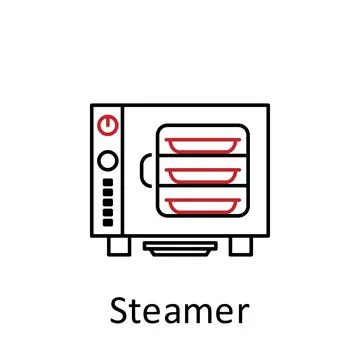Steamer icon. Element of restaurant professional equipment. Thin line icon for Stock Illustration