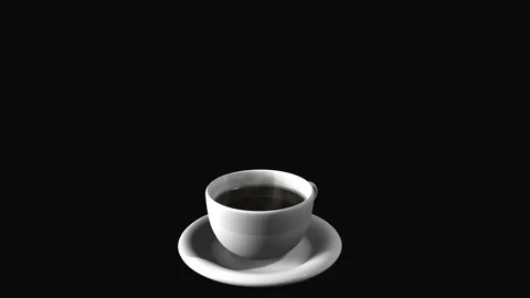 Steaming Beverage motion graphic Stock Footage 87857740