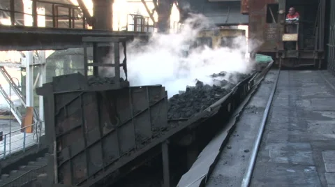 Steaming coal to trolley rides Stock Footage 56819237