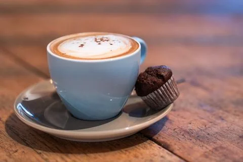 A steaming cup of coffee Foto stock