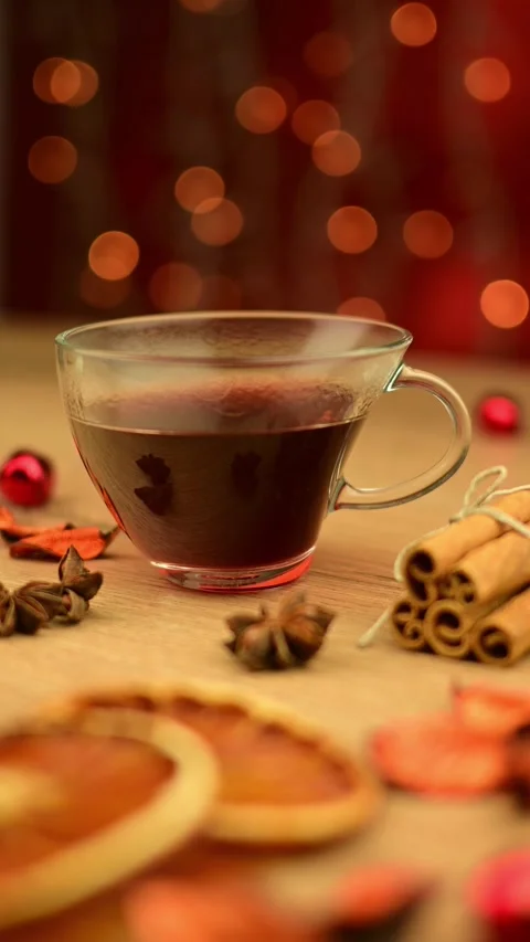 Steaming cup of tea Stock Footage 293367845