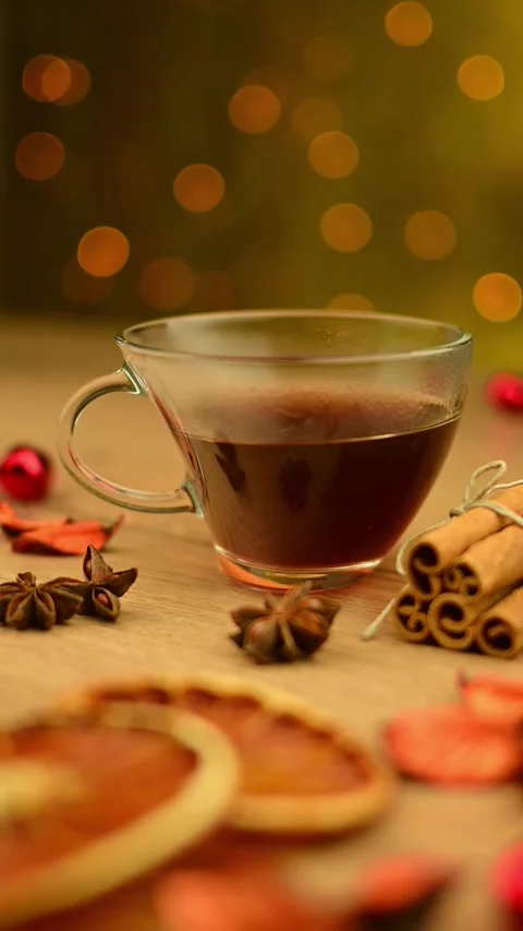 Steaming cup of tea Stock Footage 293367863