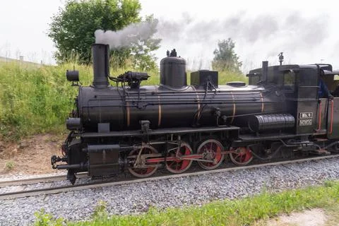 Steaming to the destination in Lower Austria Stock Photos